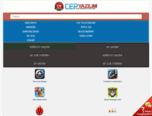 Tablet Screenshot of cepyazilim.com